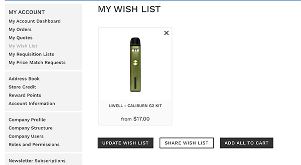 My Wish List 